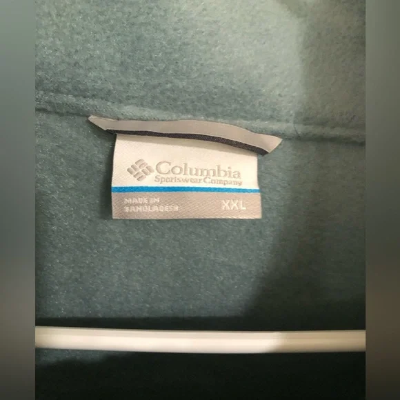 Columbia Full Zip Sweatshirt — Light blue - XXL - Picture 4 of 7